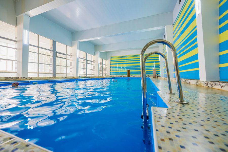 Бассейн в санатории Центр Союз в городе Ессентуки - фотография
