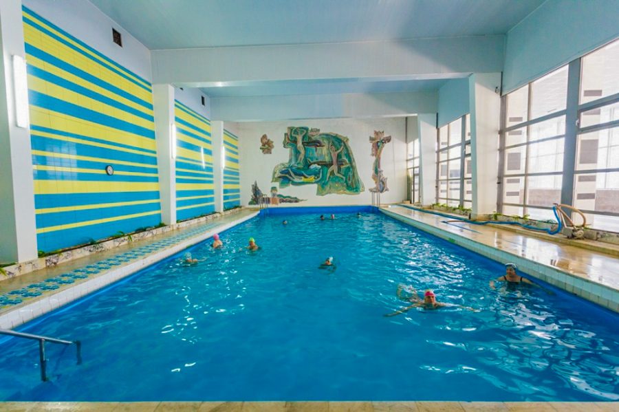 Бассейн в санатории Центр Союз в городе Ессентуки - фотография