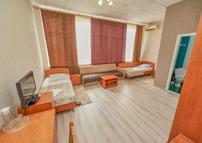 Двухместный номер стандарт в санатории Центр Союз в городе Ессентуки - фотография