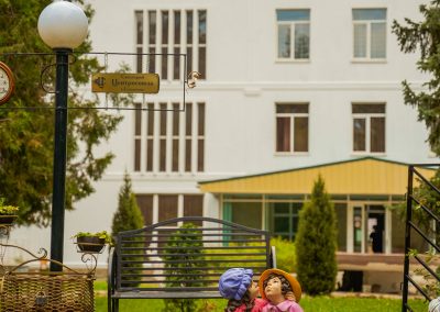 Фасад санатория Центр Союз в городе Ессентуки - фотография