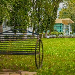 Территория в санатории Центр Союз в городе Ессентуки - фотография