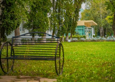 Территория в санатории Центр Союз в городе Ессентуки - фотография
