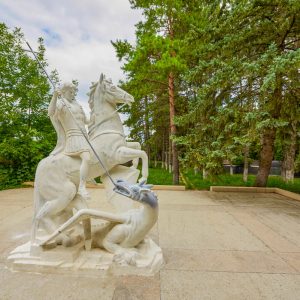 Территория в санатории Центр Союз в городе Ессентуки - фотография