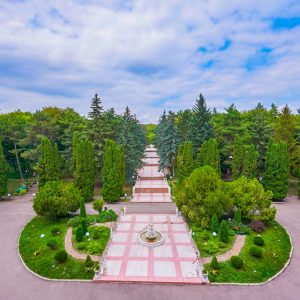 Территория в санатории Центр Союз в городе Ессентуки - фотография