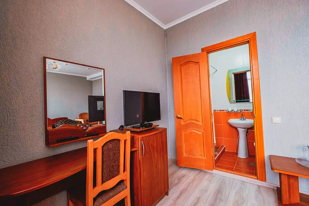 Двухместный номер стандарт в санатории Центр Союз в городе Ессентуки - фотография