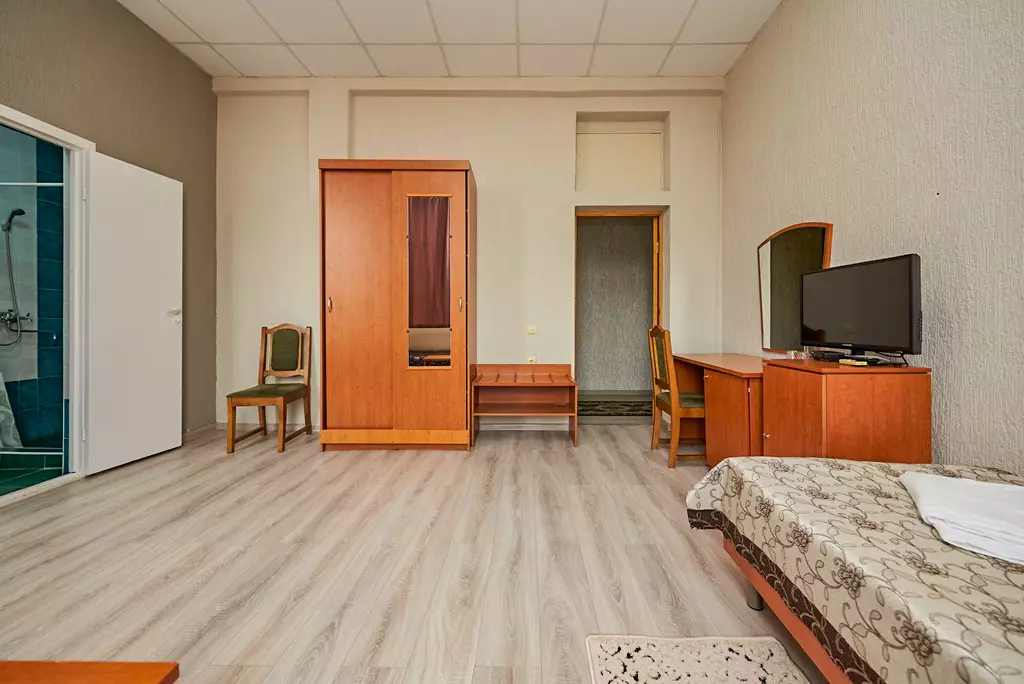 Двухместный номер стандарт в санатории Центр Союз в городе Ессентуки - фотография