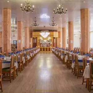 Обеденный зал в санатории Центр Союз в городе Ессентуки - фотография
