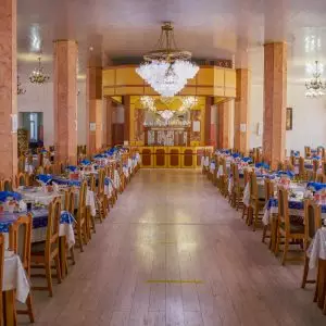 Обеденный зал в санатории Центр Союз в городе Ессентуки - фотография