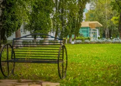 Территория в санатории Центр Союз в городе Ессентуки - фотография