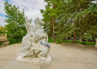 Территория в санатории Центр Союз в городе Ессентуки - фотография